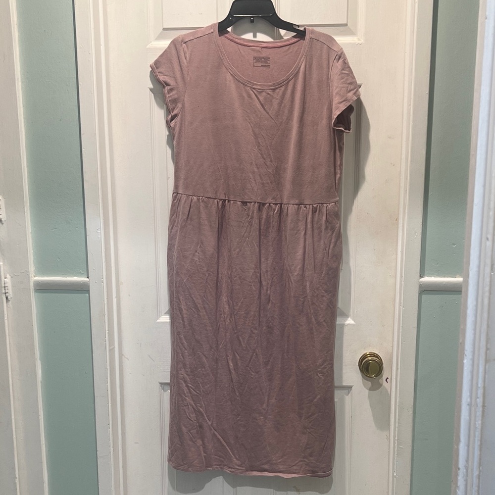 Patagonia Soft Pink Midi Dress